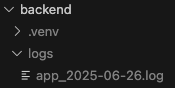 log file Output