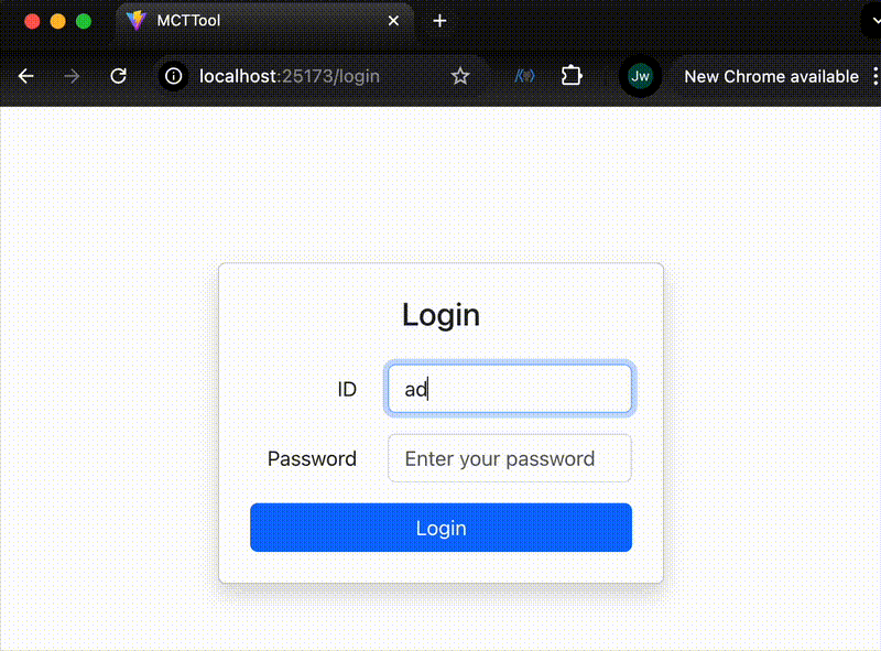 login demo